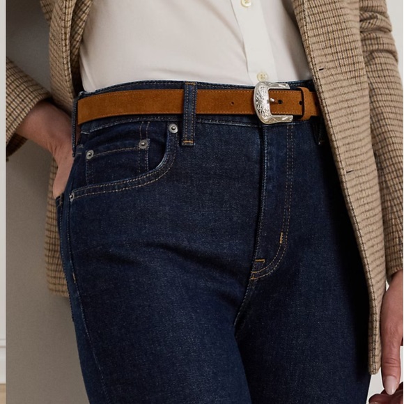 Lauren Ralph Lauren | Skinny Cropped Slimming Fit Dark Wash Jeans, 16, NWT - Picture 2 of 12